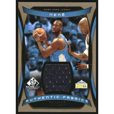 2004-05 SP Game Used Authentic Fabrics Gold #NH Nene