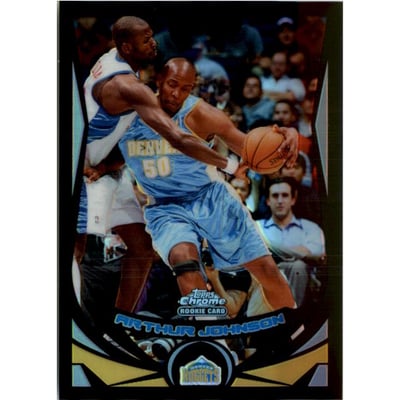 2004-05 Topps Chrome Refractors Black #215 Arthur Johnson