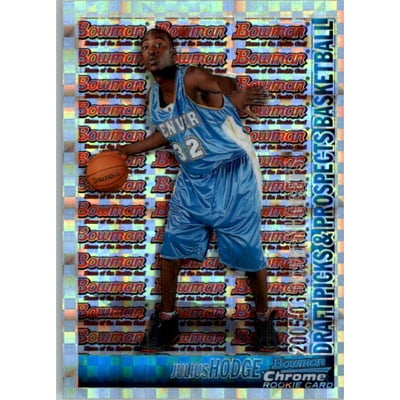 2005-06 Bowman Chrome X-Fractors #128 Julius Hodge