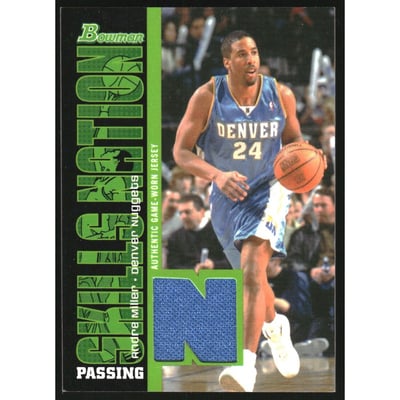 2005-06 Bowman Skills Nation Relics #AM Andre Miller