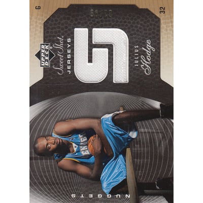 2005-06 Sweet Shot Jerseys Gold #JU Julius Hodge/99