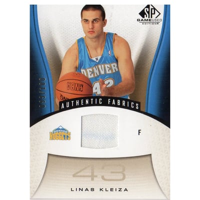 2006-07 SP Game Used Gold #122 Linas Kleiza JSY