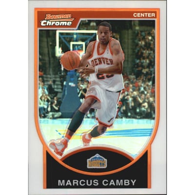 2007-08 Bowman Chrome Refractors #46 Marcus Camby
