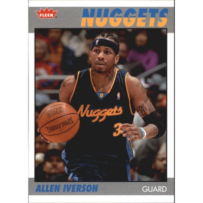 2007-08 Fleer 1987-88 #R63 Allen Iverson