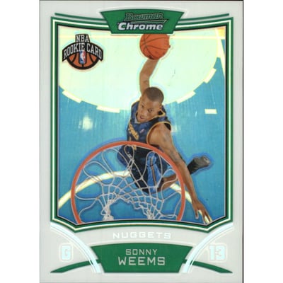 2008-09 Bowman Chrome Refractors Blue #146 Sonny Weems