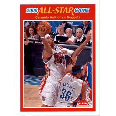 2008-09 Fleer 1988-89 #129 Carmelo Anthony AS