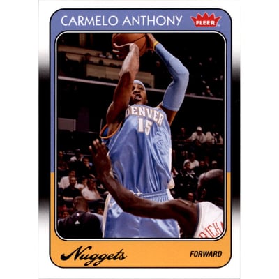 2008-09 Fleer 1988-89 #25 Carmelo Anthony