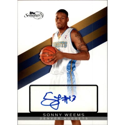 2008-09 Topps Signature Autographs #TSASW Sonny Weems/799