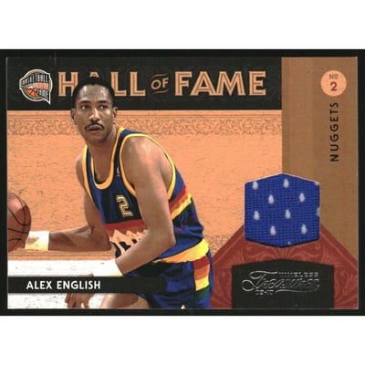 2009-10 Timeless Treasures HOF Materials Jerseys #6 Alex English/50