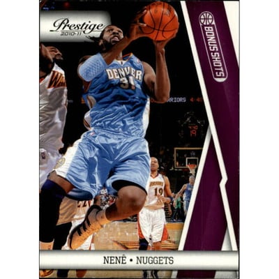 2010-11 Prestige Bonus Shots Purple #28 Nene