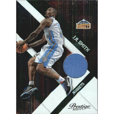 2010-11 Prestige Prestigious Pros Materials Green #45 J.R. Smith