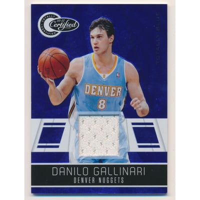 2010-11 Totally Certified Blue Materials #94 Danilo Gallinari/99