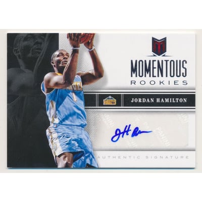 2012-13 Momentum Momentous Rookies Autographs #83 Jordan Hamilton