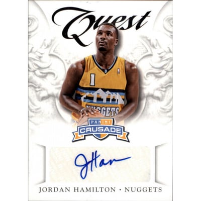 2012-13 Panini Crusade Quest Autographs #69 Jordan Hamilton