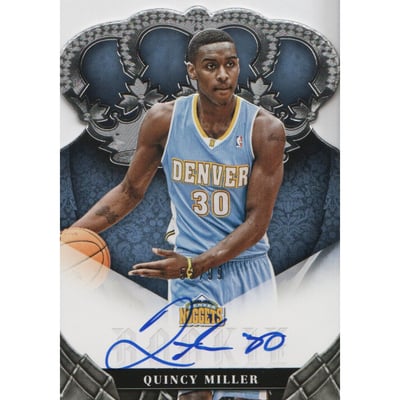 2012-13 Panini Preferred #389 Quincy Miller CR AU/99 EXCH