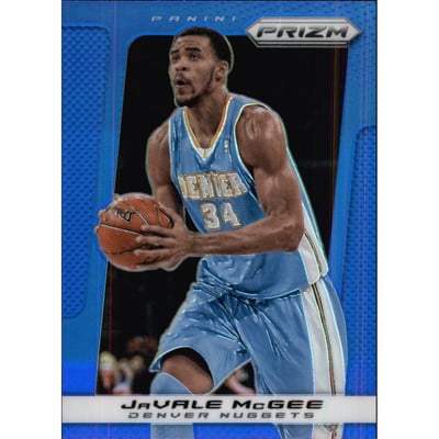 2013-14 Panini Prizm Prizms Blue #52 JaVale McGee