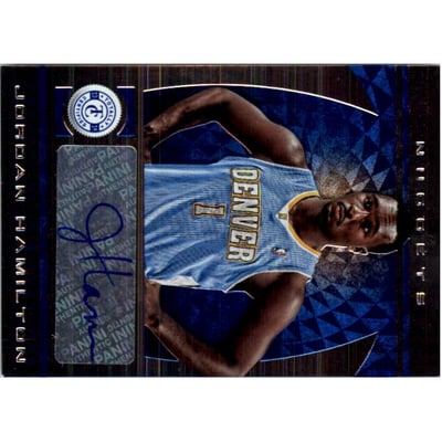 2013-14 Totally Certified Autographs Blue #157 Jordan Hamilton/49