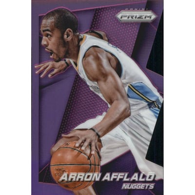 2014-15 Panini Prizm Prizms Purple Die Cut #127 Arron Afflalo