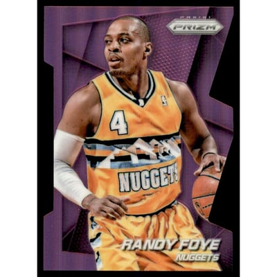2014-15 Panini Prizm Prizms Purple Die Cut #2 Randy Foye