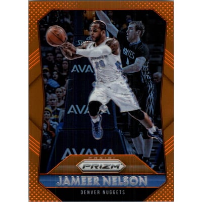 2015-16 Panini Prizm Prizms Orange #227 Jameer Nelson