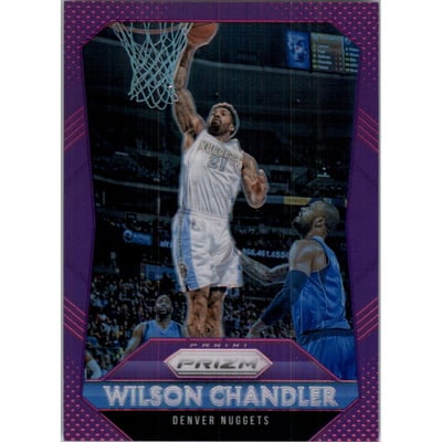 2015-16 Panini Prizm Prizms Purple #83 Wilson Chandler