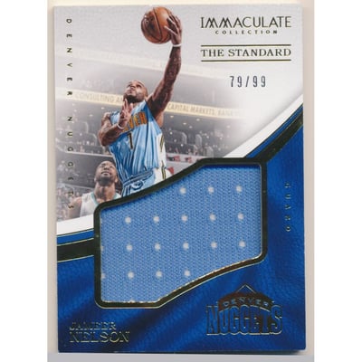 2016-17 Immaculate Collection The Standard Relics #74 Jameer Nelson/99