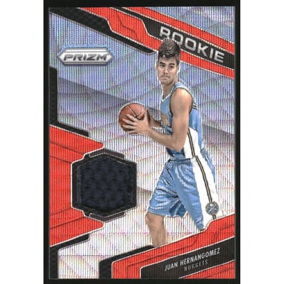 2016-17 Panini Prizm Rookie Jerseys Prizms Orange Wave #54 Juan Hernangomez