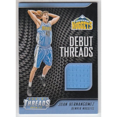 2016-17 Panini Threads Debut Threads #27 Juan Hernangomez