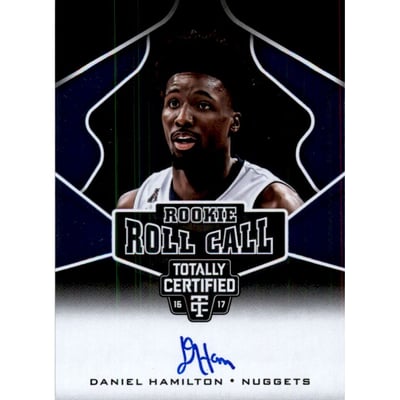 2016-17 Totally Certified Rookie Roll Call Autographs #43 Daniel Hamilton