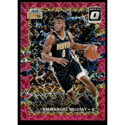 2017-18 Donruss Optic Pink Velocity #40 Emmanuel Mudiay