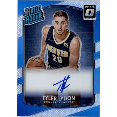 2017-18 Donruss Optic Rated Rookies Signatures Holo #177 Tyler Lydon