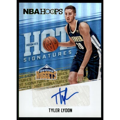 2017-18 Hoops Hot Signatures Rookies #24 Tyler Lydon