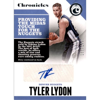 2017-18 Panini Chronicles Autographs #50 Tyler Lydon/199