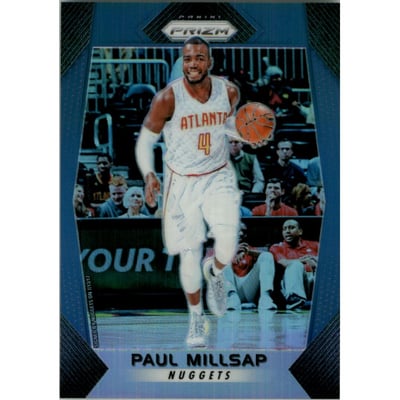 2017-18 Panini Prizm Prizms Blue #163 Paul Millsap