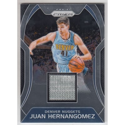 2017-18 Panini Prizm Sensational Swatches #65 Juan Hernangomez