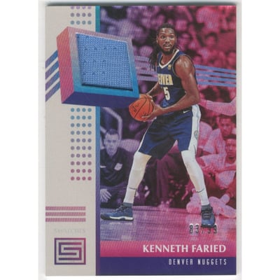 2017-18 Panini Status Swatches #11 Kenneth Faried
