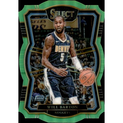 2017-18 Select Prizms Die Cut Neon Green #168 Will Barton