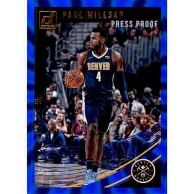 2018-19 Donruss Press Proof Blue Laser #90 Paul Millsap