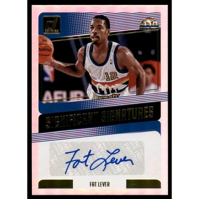 2018-19 Donruss Significant Signatures #30 Fat Lever