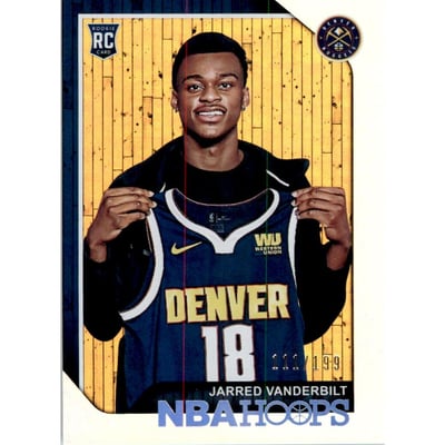 2018-19 Hoops Silver #273 Jarred Vanderbilt