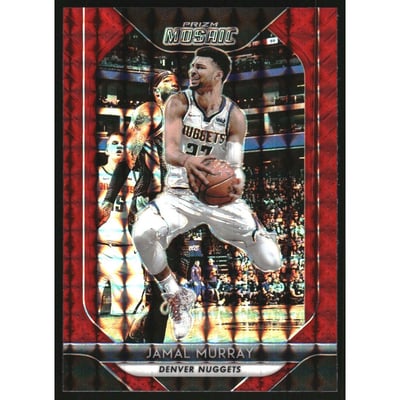 2018-19 Panini Prizm Mosaic Red #35 Jamal Murray