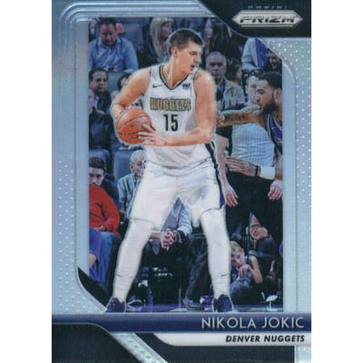 2018-19 Panini Prizm Prizms Silver #92 Nikola Jokic