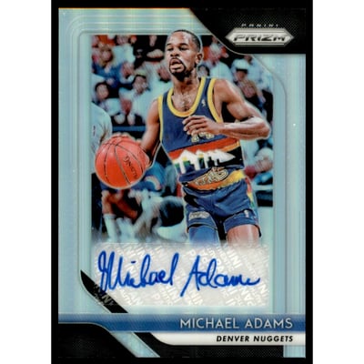 2018-19 Panini Prizm Signatures Prizms Silver #51 Michael Adams