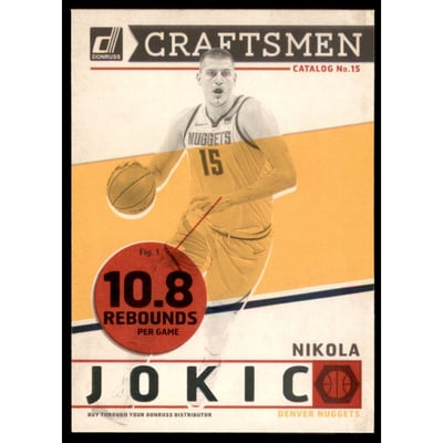 2019-20 Donruss Craftsmen #11 Nikola Jokic