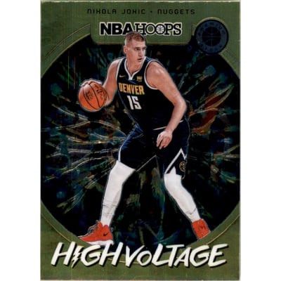 2019-20 Hoops Premium Stock High Voltage #21 Nikola Jokic