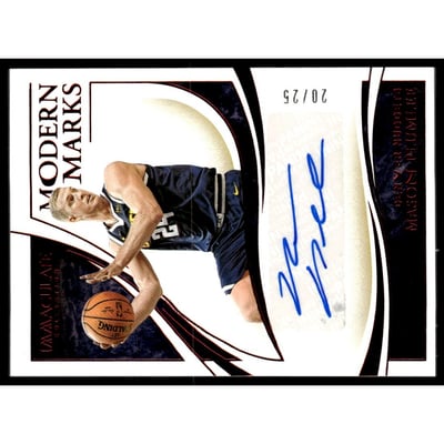 2019-20 Immaculate Collection Modern Marks Autographs Red #31 Mason Plumlee