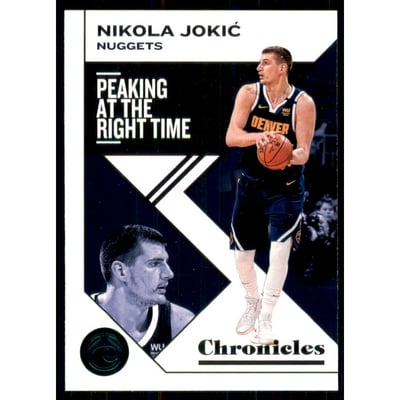 2019-20 Panini Chronicles Green #1 Nikola Jokic