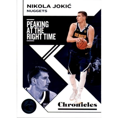2019-20 Panini Chronicles Teal #1 Nikola Jokic