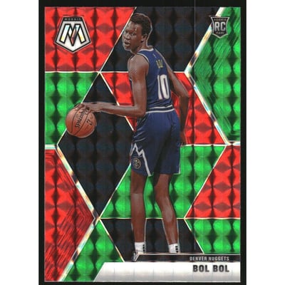 2019-20 Panini Mosaic Mosaic Choice Red and Green #222 Bol Bol