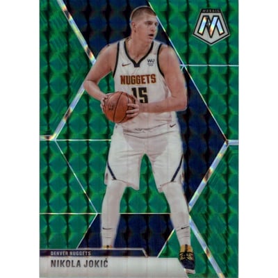 2019-20 Panini Mosaic Mosaic Green #171 Nikola Jokic